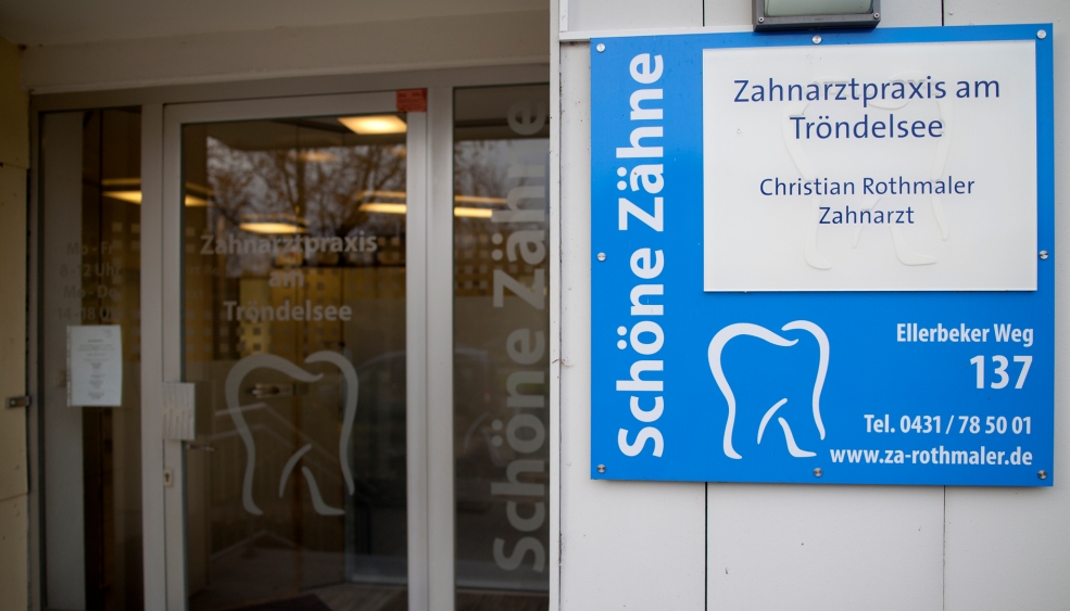 Zahnarztpraxis Rothmaler Elmschenhagen Eingangsbereich